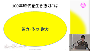 吉川千明の女性ホルモン特別講演 「人生100年時代」の新しい生活様式の中で、閉経後も生き生き過ごす