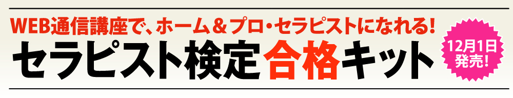 セラピスト検定合格キット